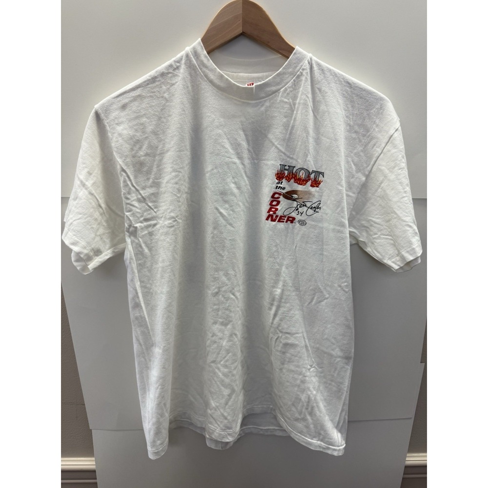 Vintage Hanes Beefy T Shirt Mens Large White Boston Red Sox Scott Cooper 34 90s